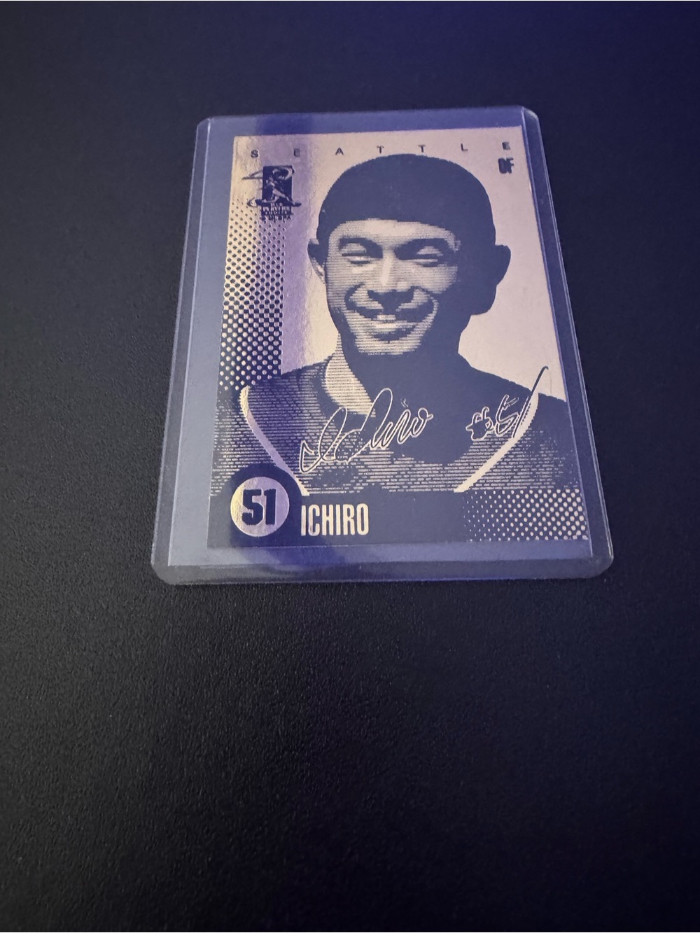 Merrick Mint Laser Line Gold Card Ichiro Suzuki Seattle Mariners #51 Gold Foil